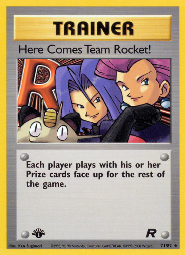 Here Comes Team Rocket! - Pokémon TCG Card