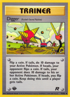 Digger - pokemon TCG Card