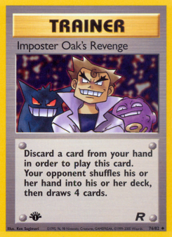 Imposter Oak's Revenge - pokemon TCG Card