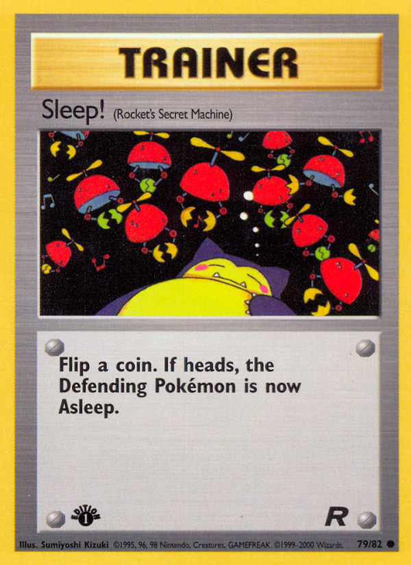 Sleep! - Pokémon TCG Card