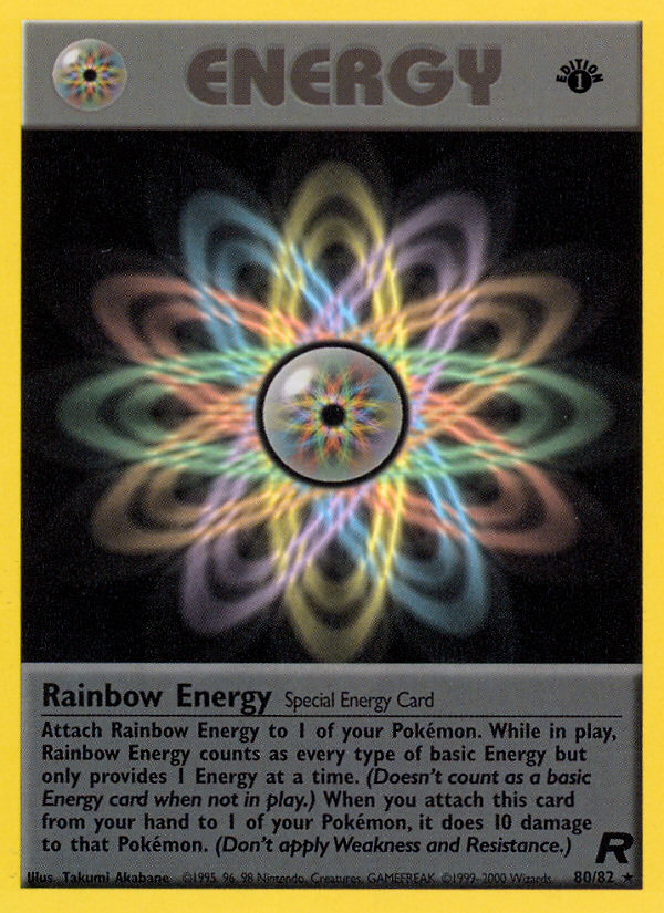 Rainbow Energy - Pokémon TCG Card