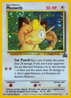 Meowth - pokemon TCG Card