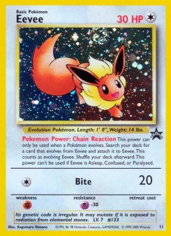 Eevee - pokemon TCG Card