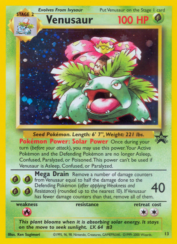 Venusaur - Pokémon TCG Card