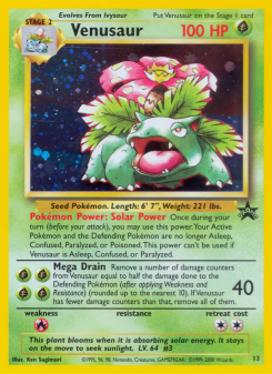 Venusaur - pokemon TCG Card