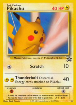 Pikachu - pokemon TCG Card