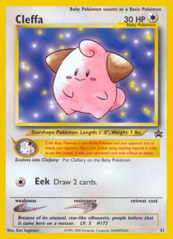 Cleffa - pokemon TCG Card