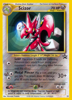 Scizor - pokemon TCG Card