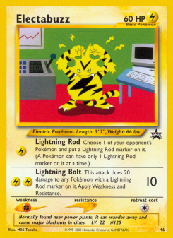 Electabuzz - pokemon TCG Card