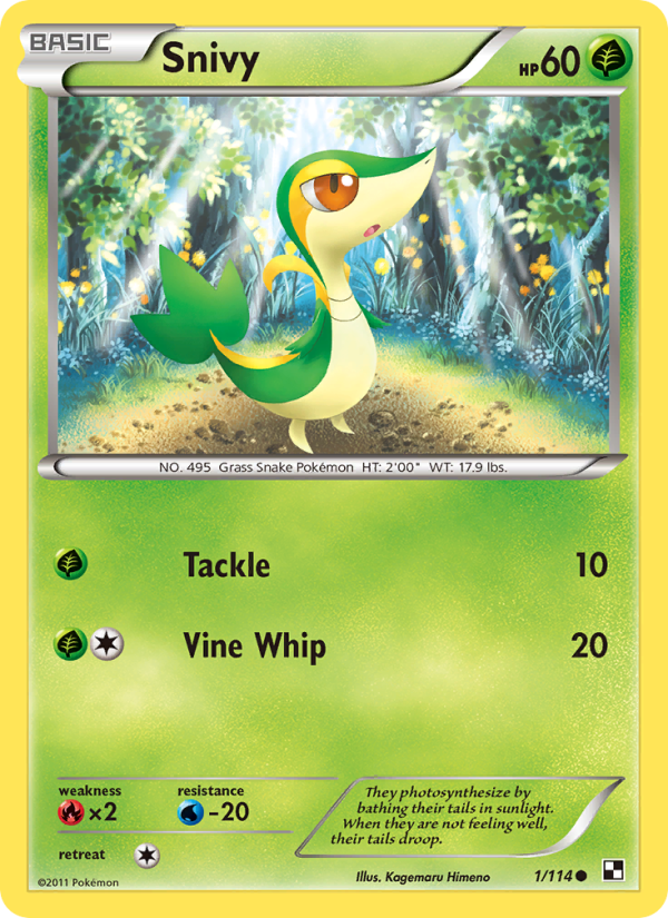 Snivy - Pokémon TCG Card