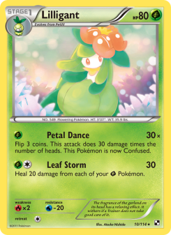 Lilligant - pokemon TCG Card