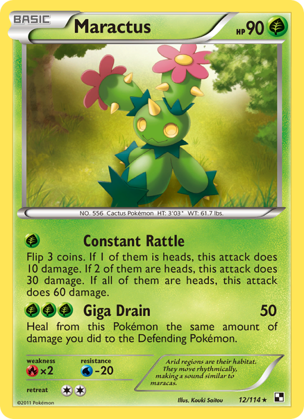 Maractus - Pokémon TCG Card