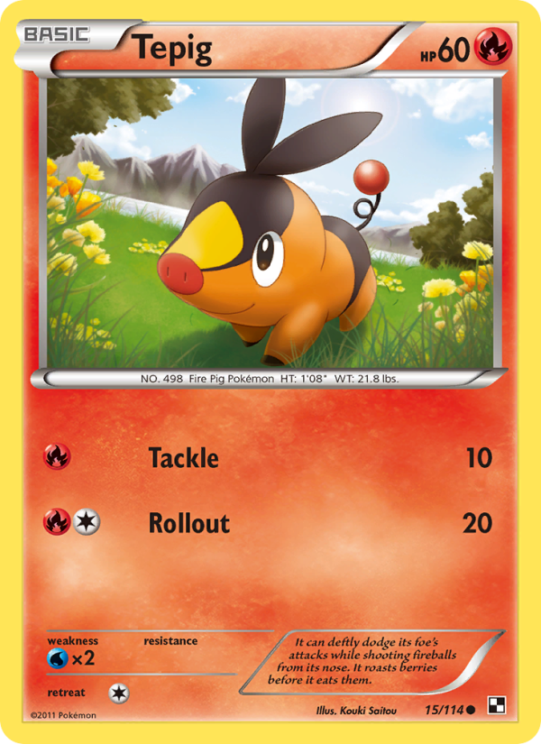 Tepig - Pokémon TCG Card