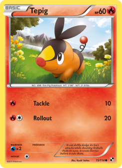 Tepig - pokemon TCG Card