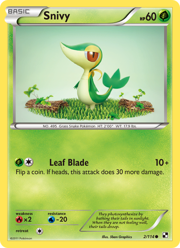 Snivy - Pokémon TCG Card