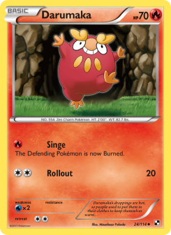 Darumaka - pokemon TCG Card