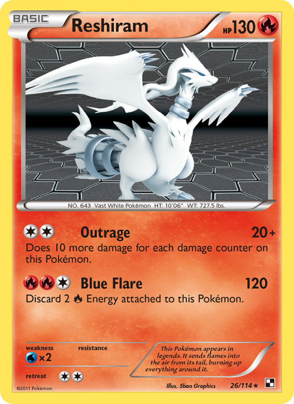Reshiram - Pokémon TCG Card