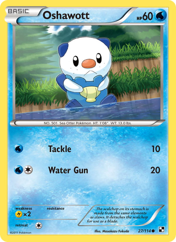 Oshawott - Pokémon TCG Card