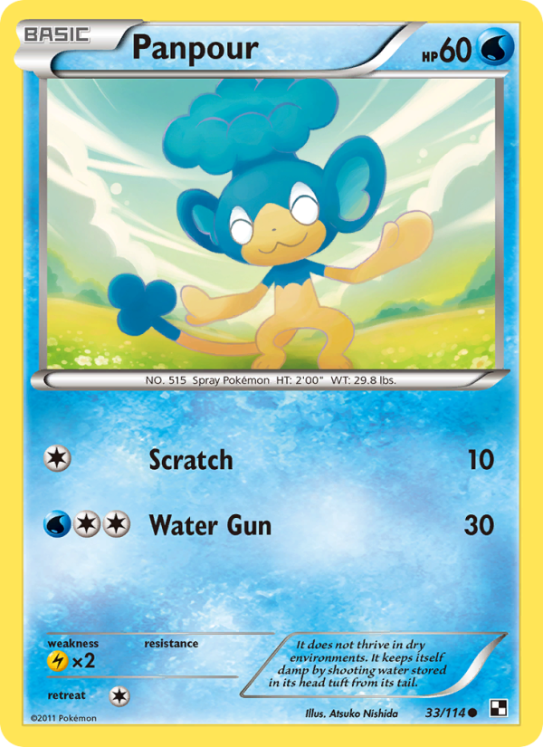 Panpour - Pokémon TCG Card