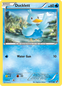 Ducklett - pokemon TCG Card