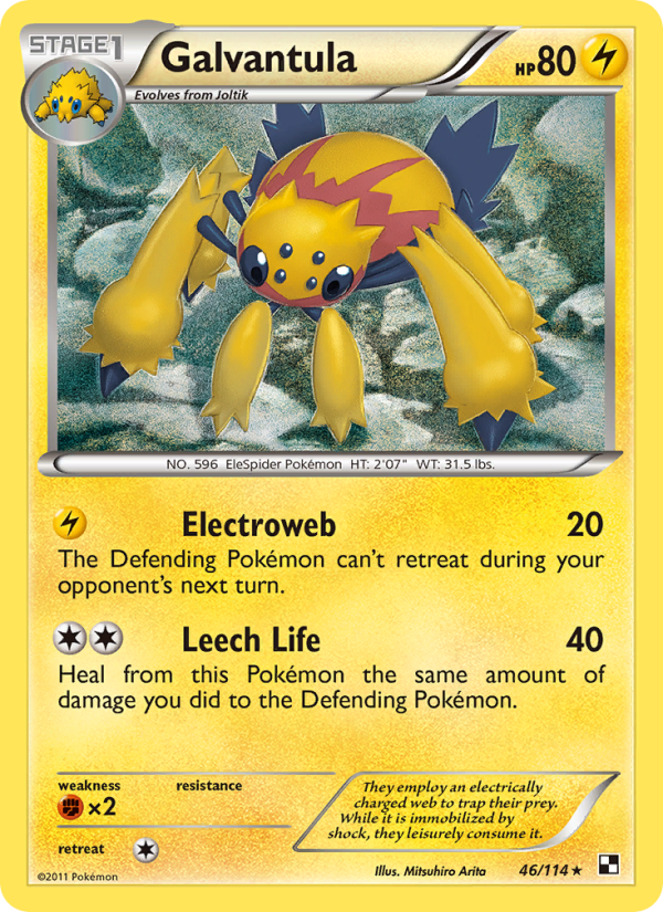 Galvantula - Pokémon TCG Card