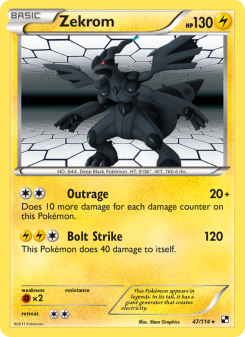 Zekrom - pokemon TCG Card