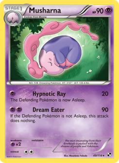 Musharna - pokemon TCG Card