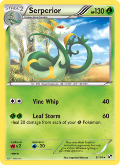 Serperior - pokemon TCG Card
