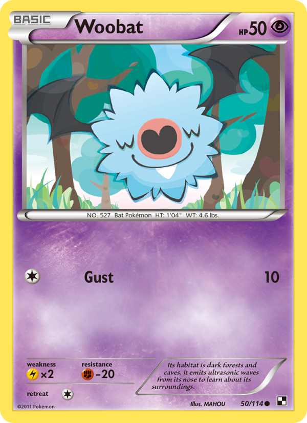 Woobat - Pokémon TCG Card
