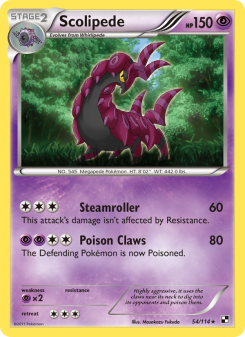 Scolipede - pokemon TCG Card