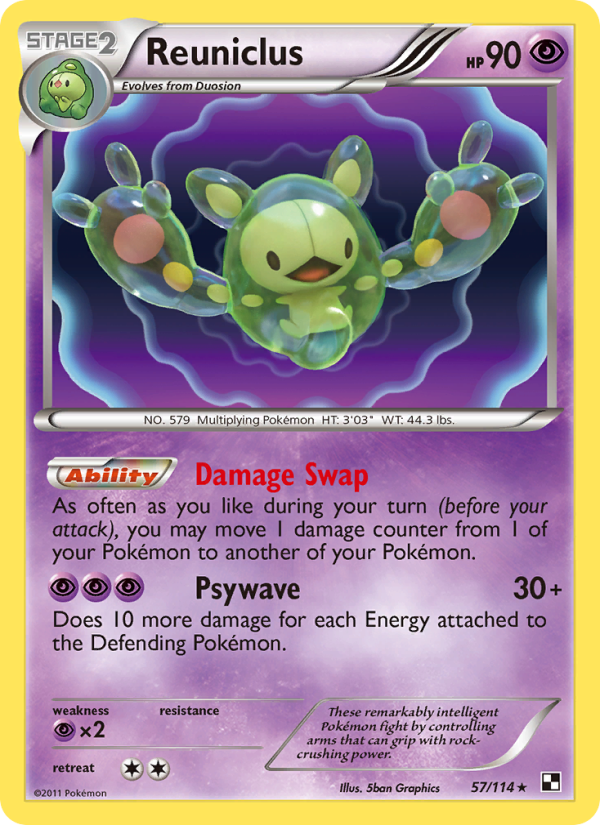 Reuniclus - Pokémon TCG Card