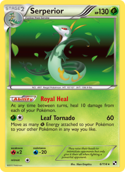 Serperior - pokemon TCG Card