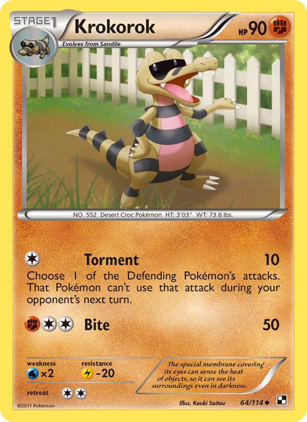 Krokorok - Pokémon TCG Card