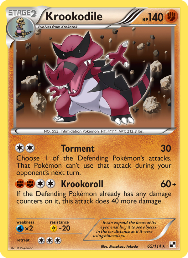 Krookodile - Pokémon TCG Card