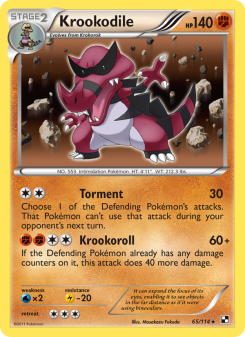 Krookodile - pokemon TCG Card