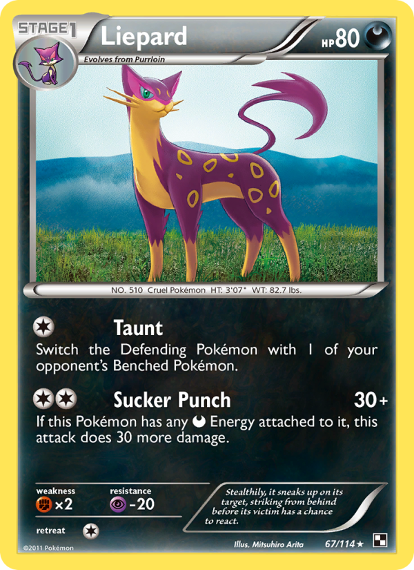 Liepard - Pokémon TCG Card