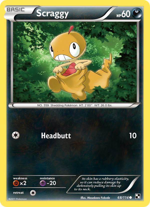 Scraggy - Pokémon TCG Card