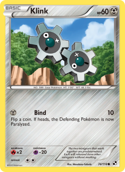 Klink - pokemon TCG Card