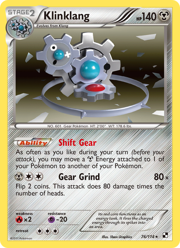 Klinklang - Pokémon TCG Card