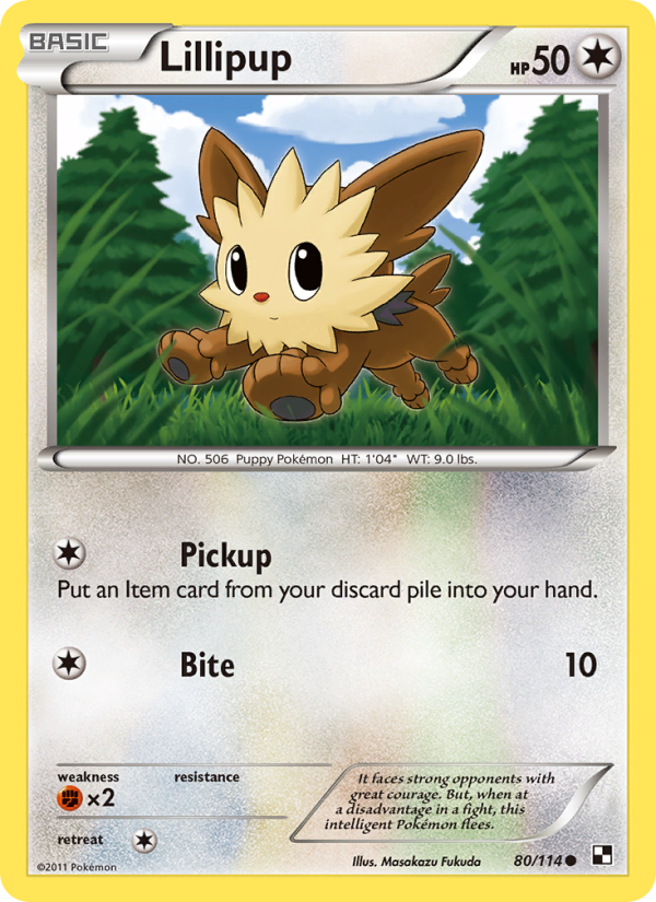 Lillipup - Pokémon TCG Card