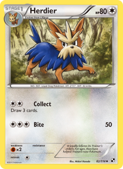 Herdier - pokemon TCG Card