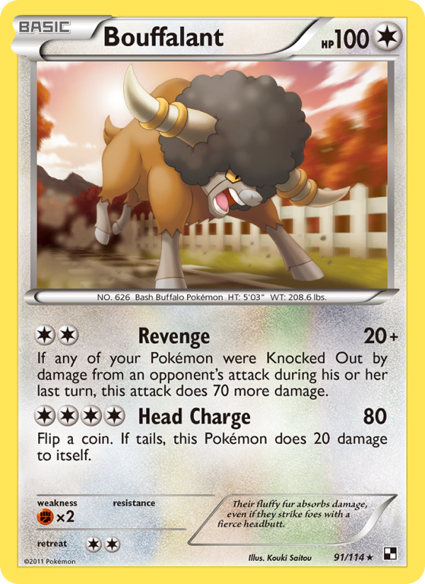 Bouffalant - Pokémon TCG Card
