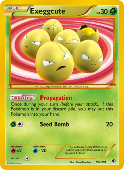 Exeggcute - pokemon TCG Card