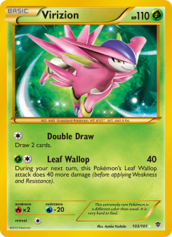 Virizion - pokemon TCG Card