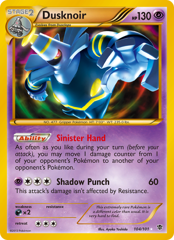 Dusknoir - Pokémon TCG Card
