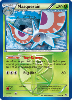 Masquerain - pokemon TCG Card