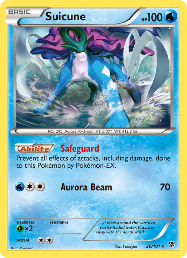 Suicune - Pokémon TCG Card