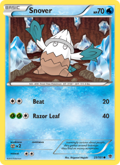 Snover - pokemon TCG Card