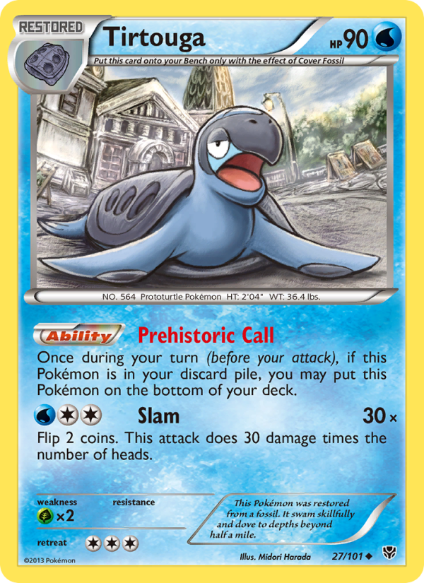 Tirtouga - Pokémon TCG Card