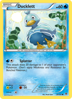 Ducklett - pokemon TCG Card